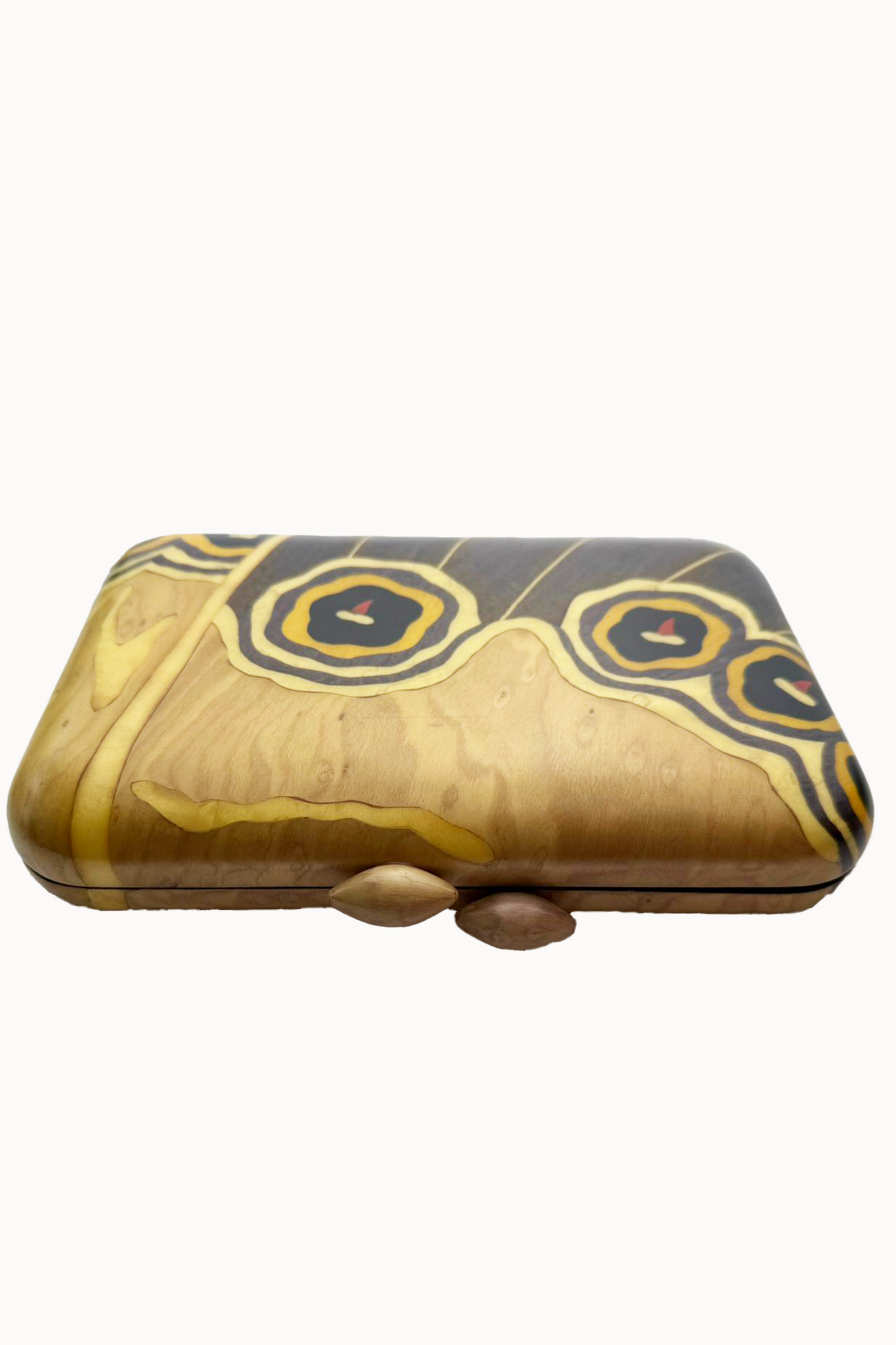Marquetry Butterfly Clutch