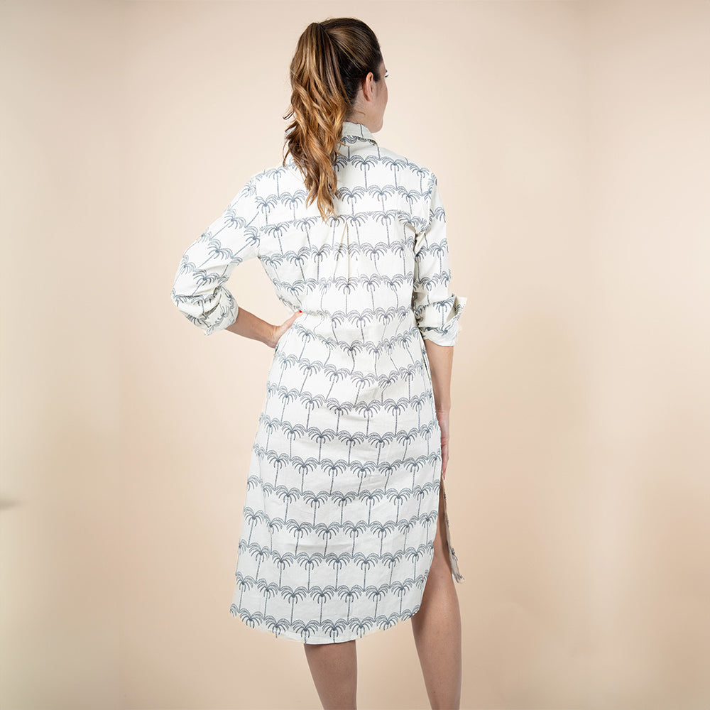 Coqueiro Shirt Dress Back