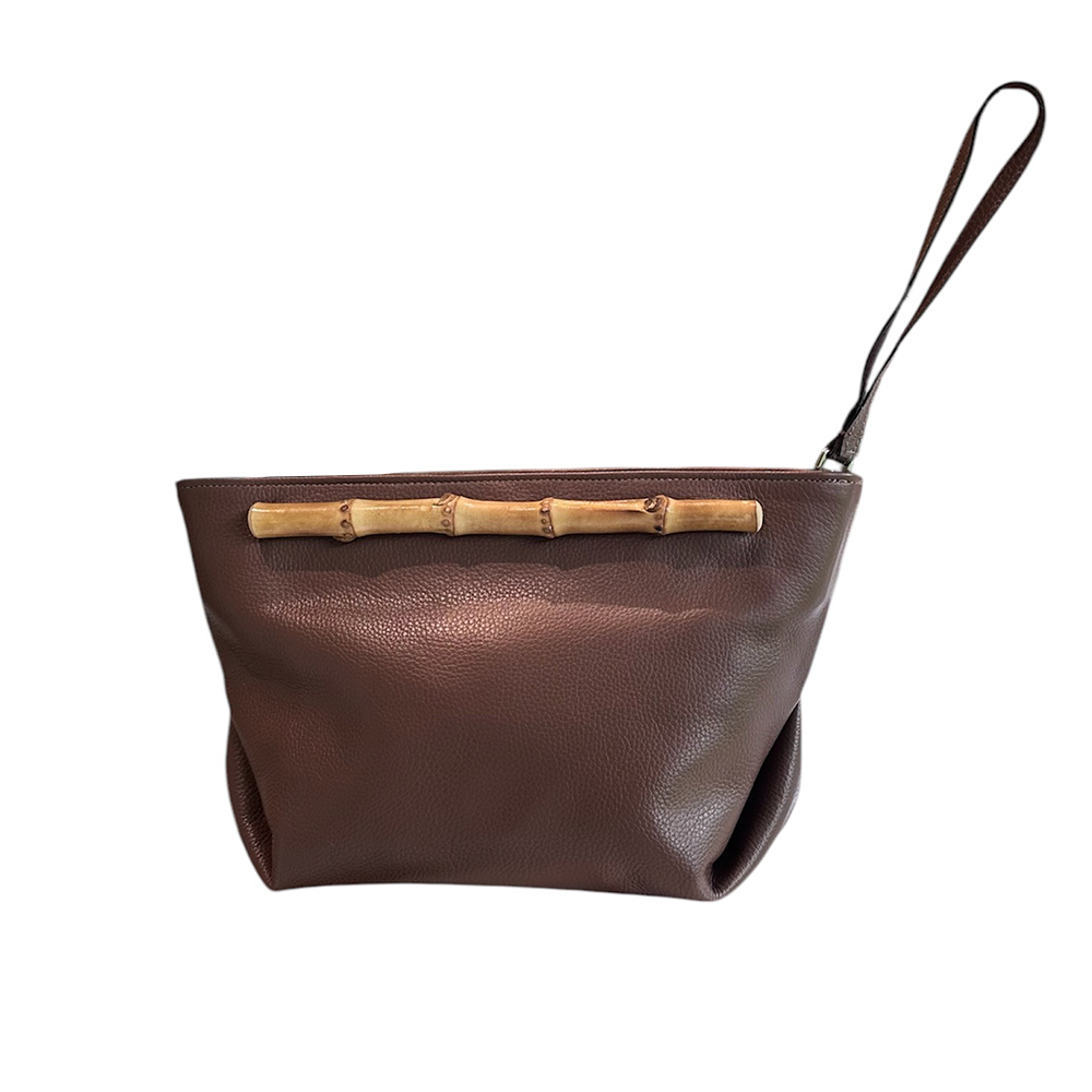 Diana Leather Clutch Bag