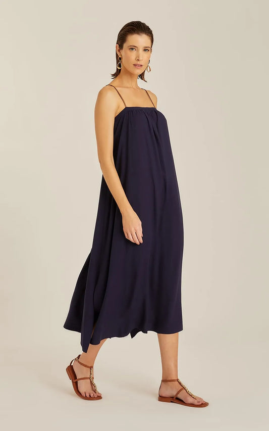 Escuna Leather Strap Dress