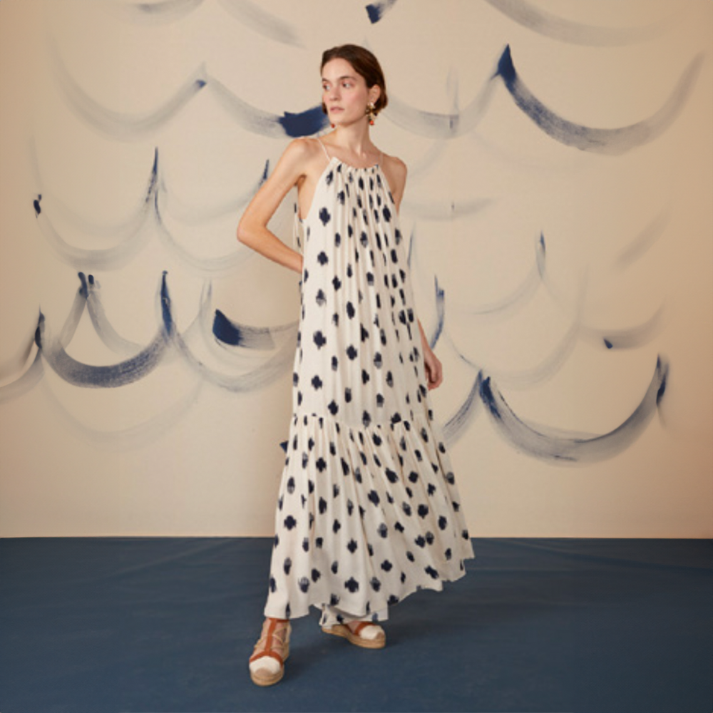 Eulalia Ikat Maxi Dress