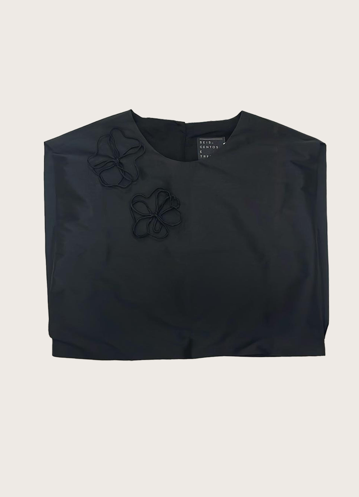 Floral Taffeta Blouse