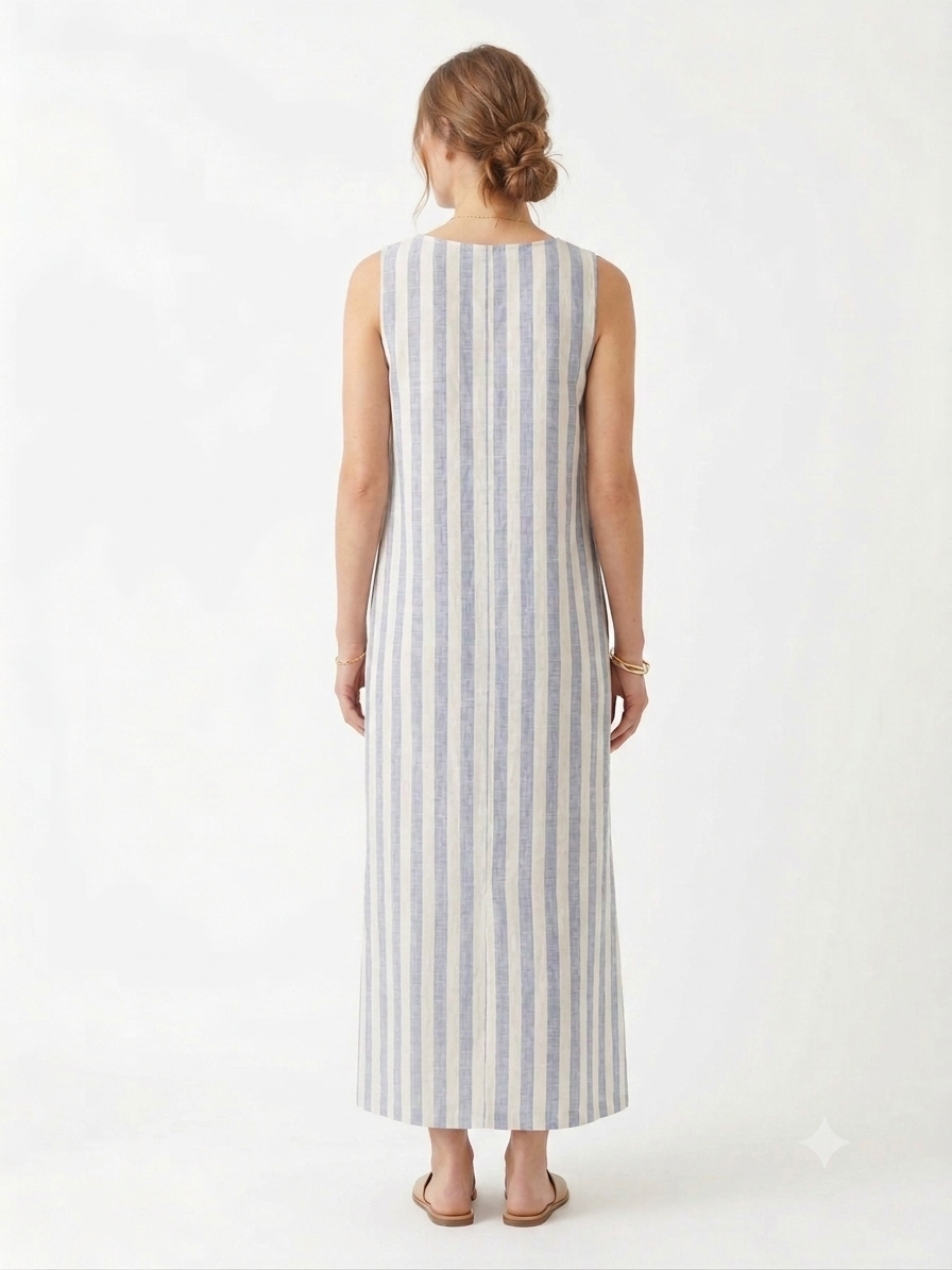 Breeze Striped Maxi Dress