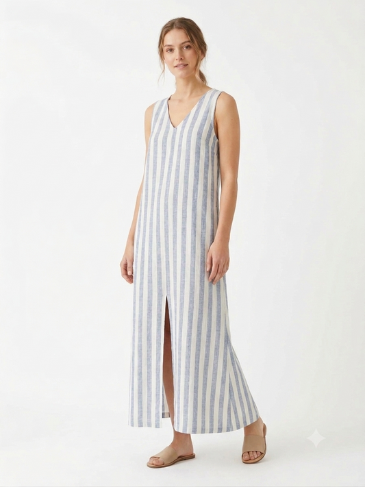 Breeze Striped Maxi Dress