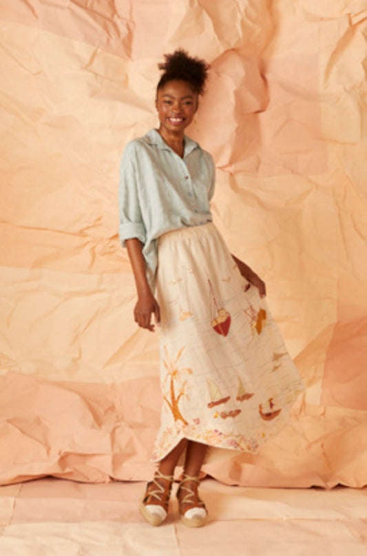 Guilhermina Skirt Embroidered Le Soleil D'été