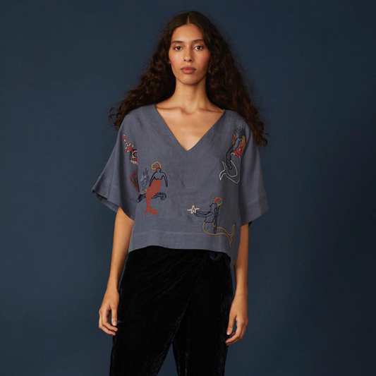 Julia Embroidered Blouse