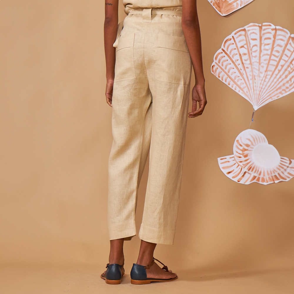 Lavande Linen Pants