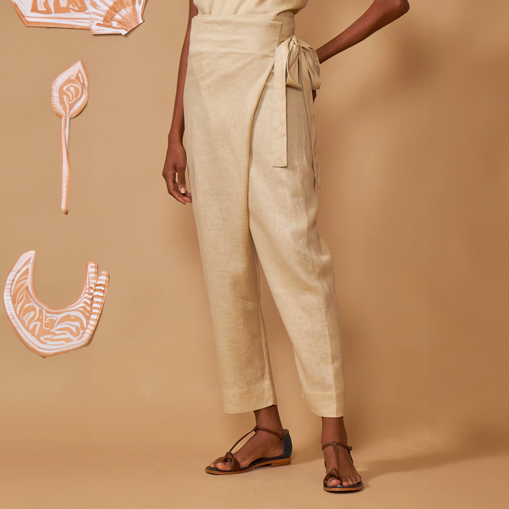 Lavande Linen Pants