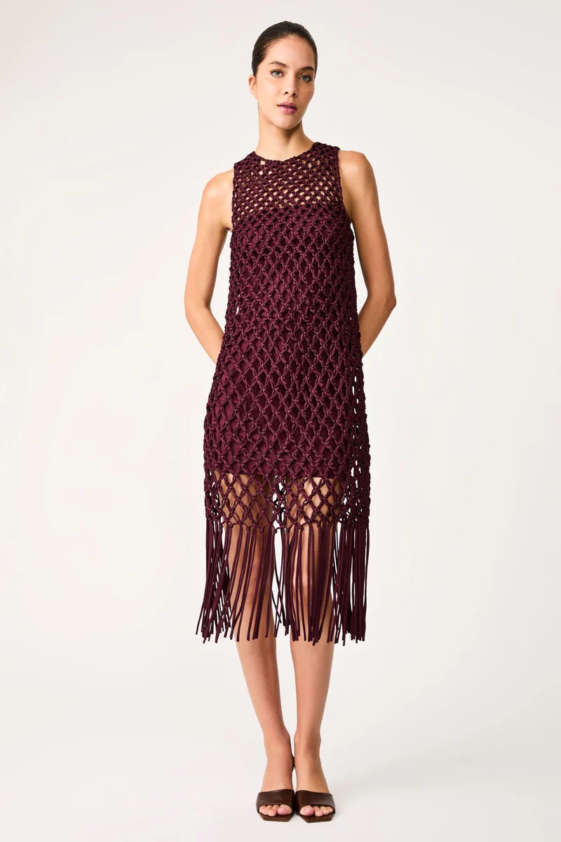 Macrame Midi Dress
