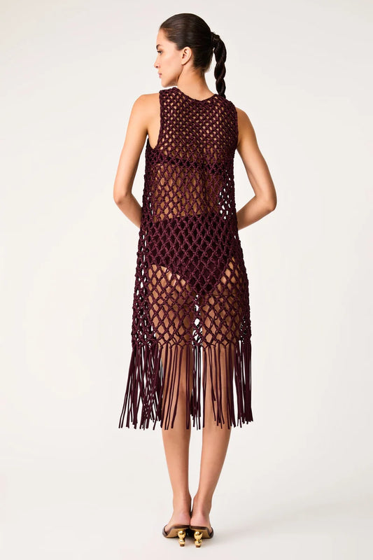 Macrame Midi Dress
