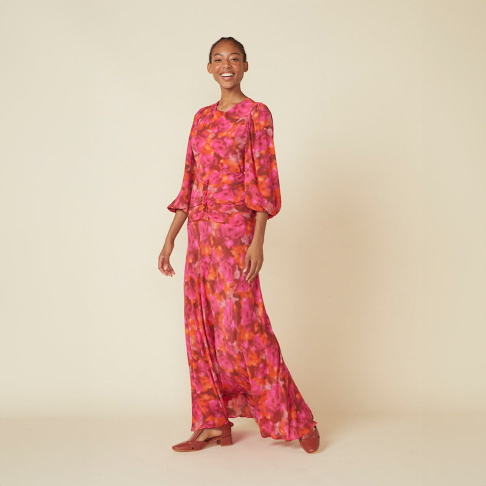 Morgane Vicky Printed Maxi Dress