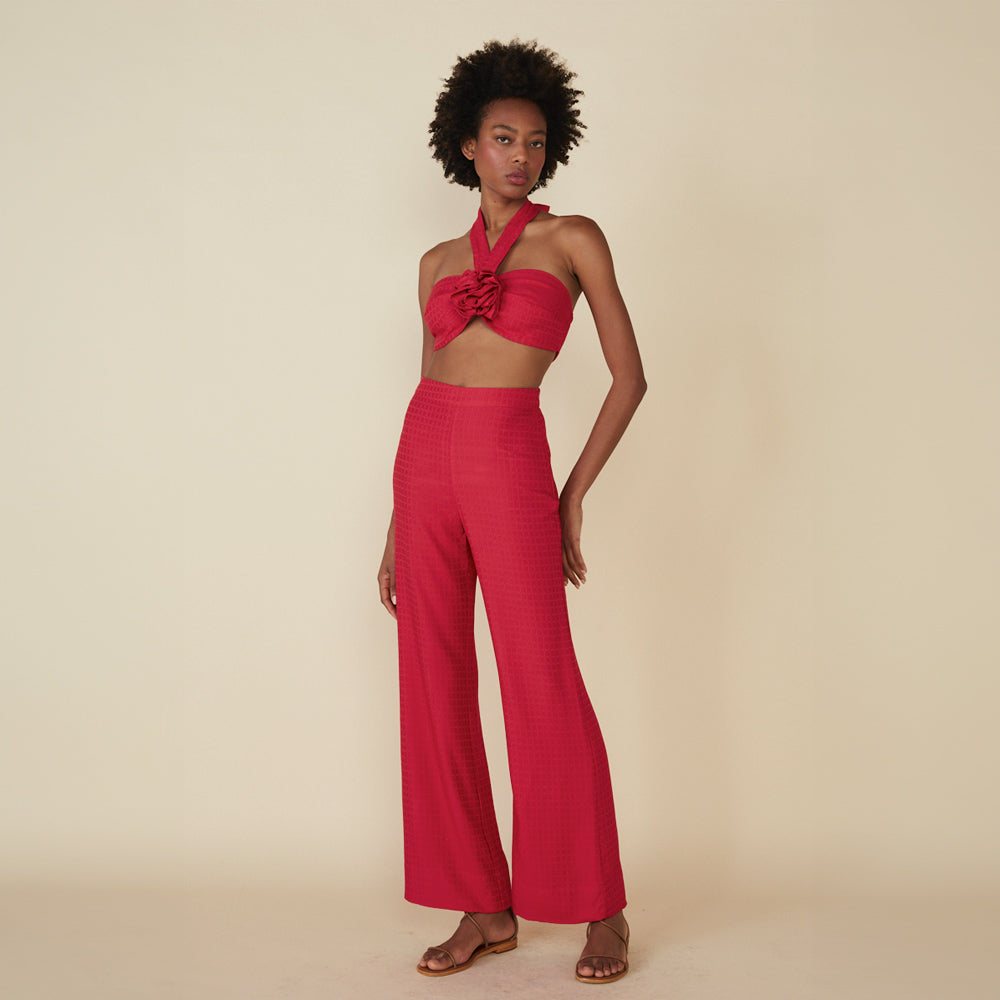 Nooda Top Cherry Front Total Look