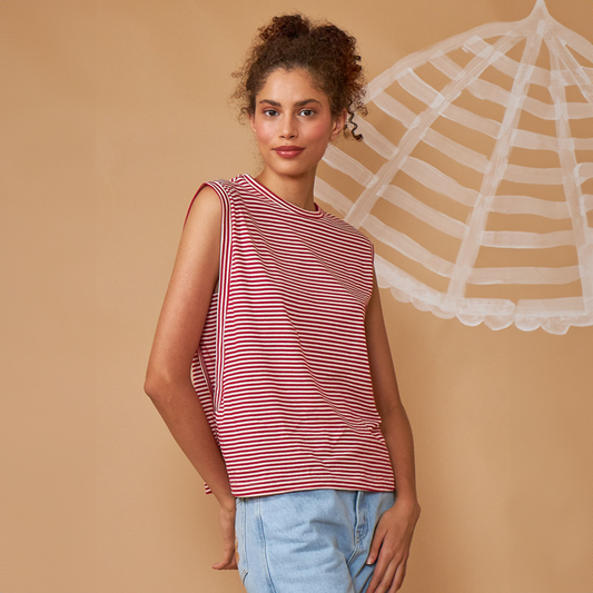 Olimpia Striped Blouse