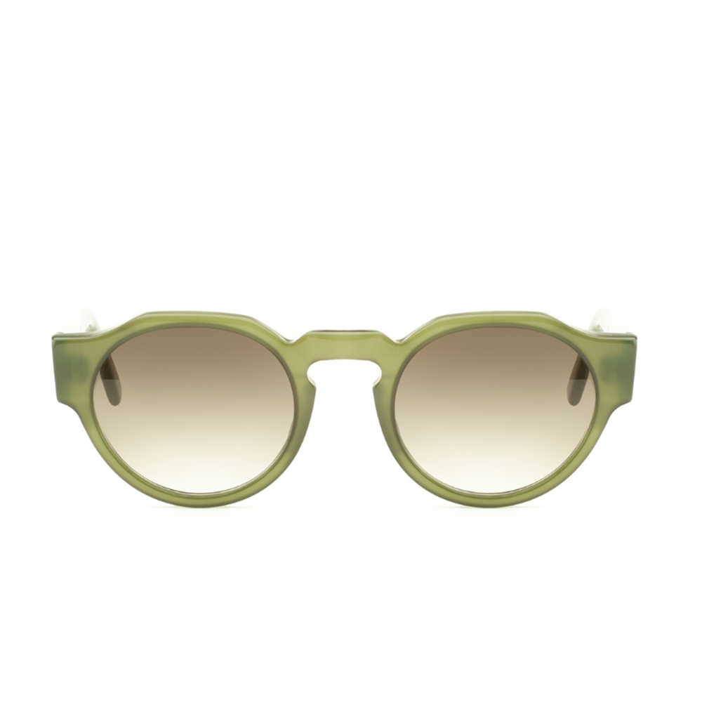 Olive Jade Round Sunglasses