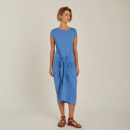 Riviera Pareo Knot Midi Dress