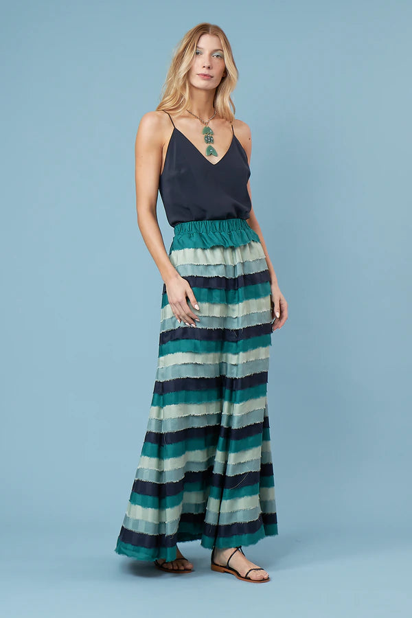 Cherry Waves Maxi Skirt