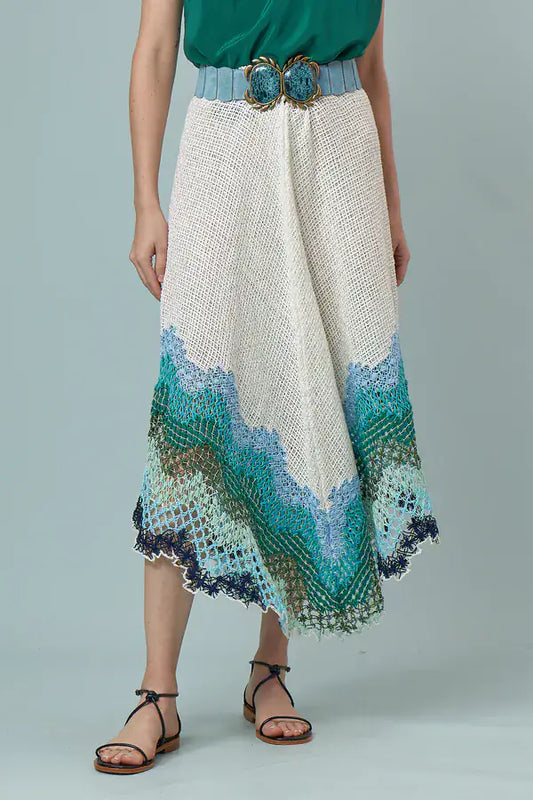 Amabel Stiches Midi Skirt