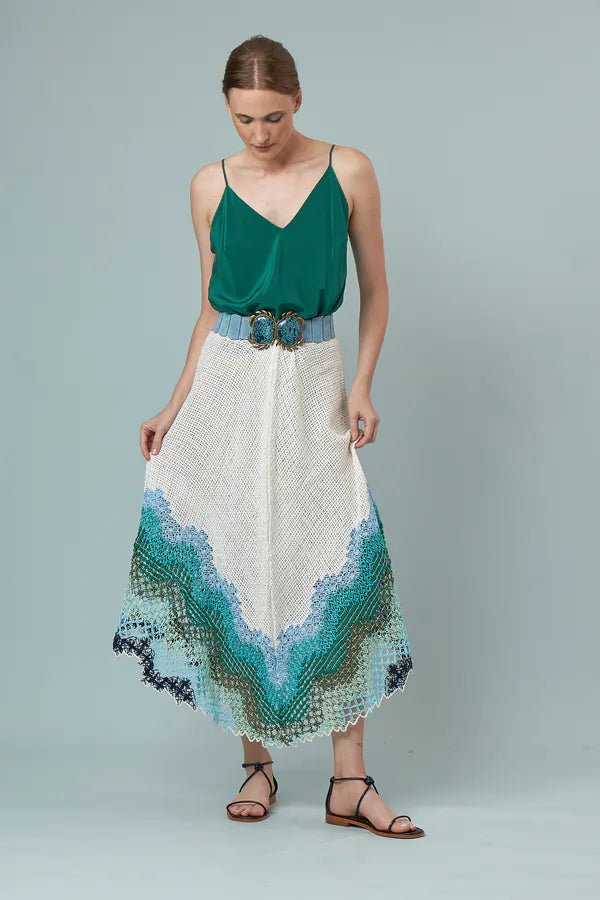 Amabel Stiches Midi Skirt