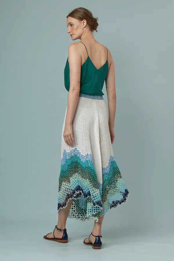 Amabel Stiches Midi Skirt