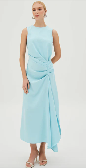 Drapeados Midi Dress