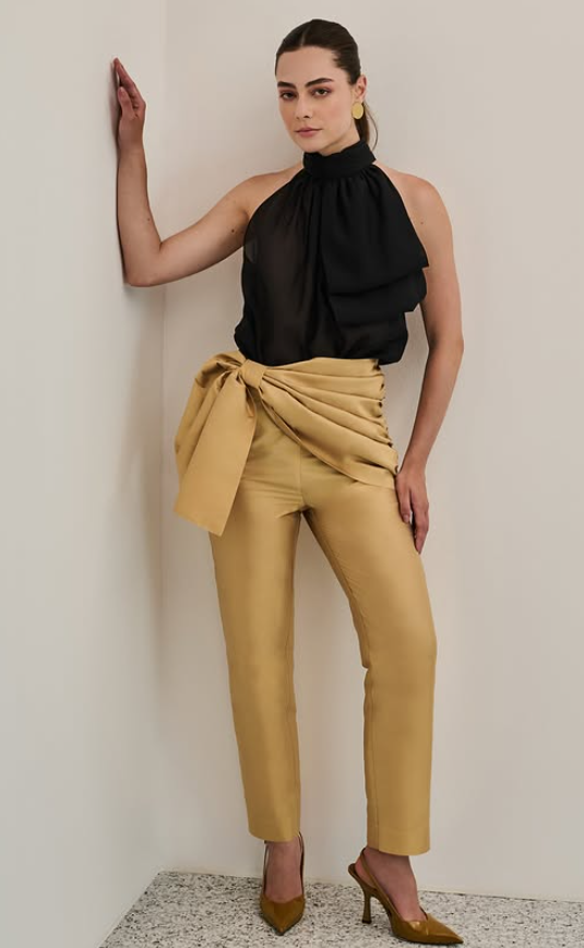 Noir Halter Blouse