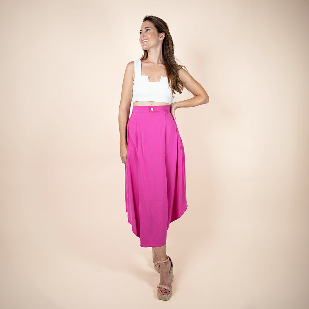 Skirt Midi Pregas