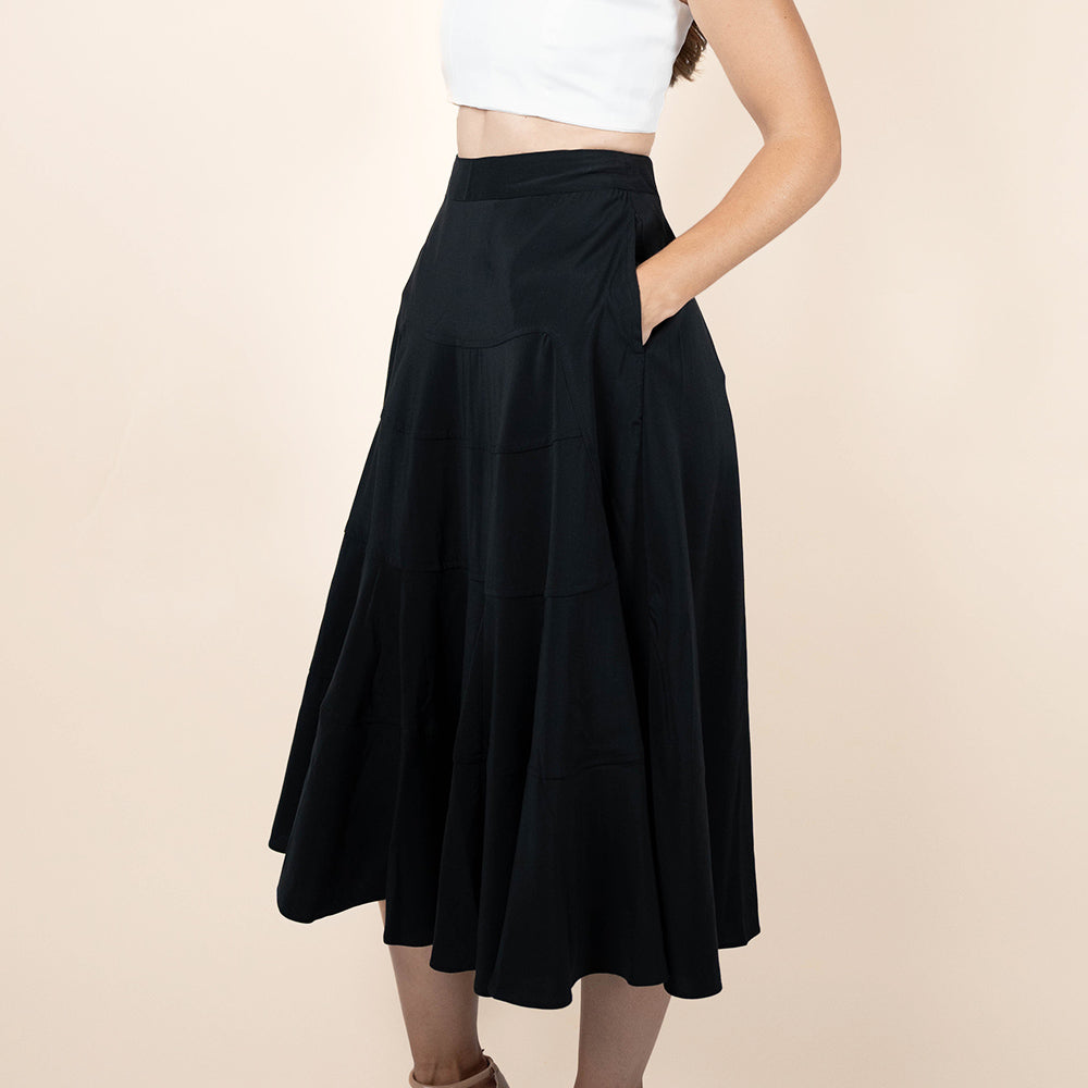 Skirt Midi Velum Pockets