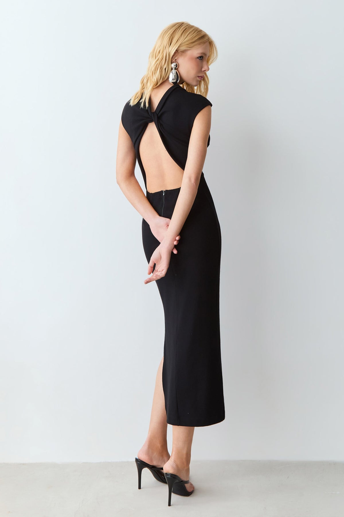 Torcao Costas Midi Dress