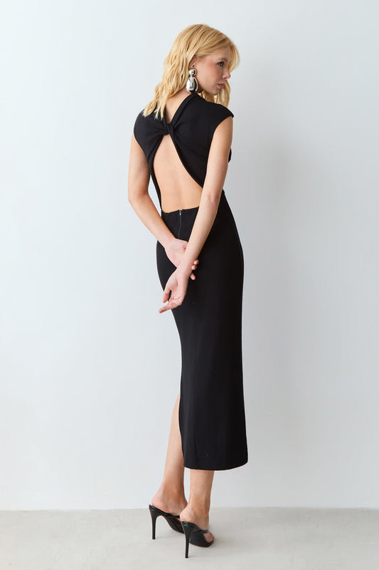 Torcao Costas Midi Dress