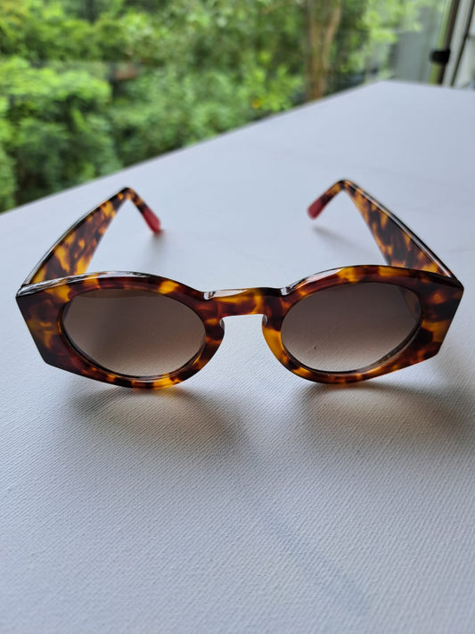 Amber Round Sunglasses