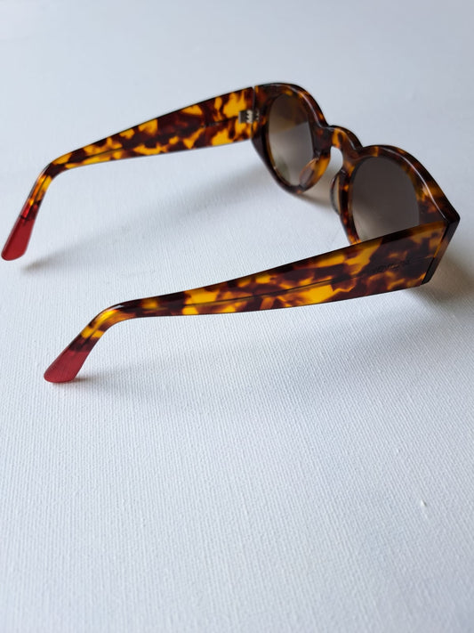 Amber Round Sunglasses