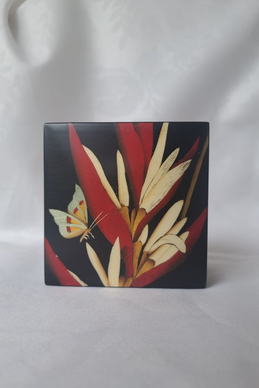 Marquetry Butterfly Box