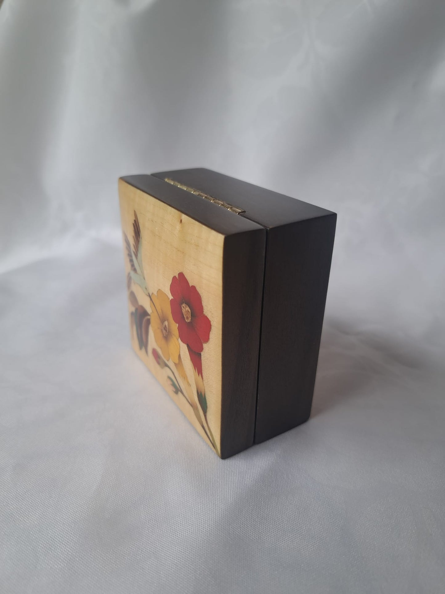 Marquetry Hummingbird Box