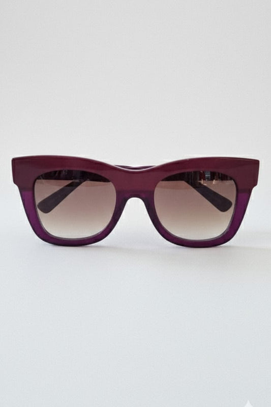 Red Jasper Cat-Eye Sunglasses