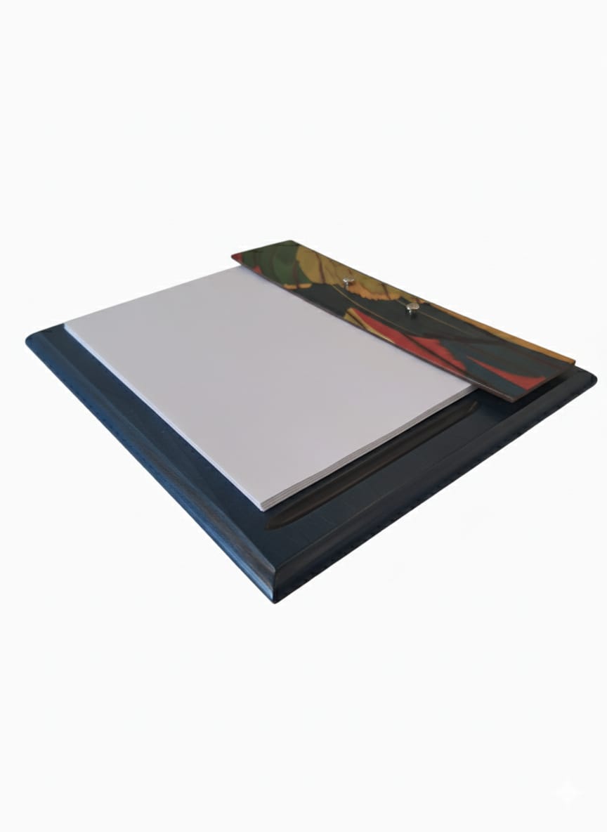 Marquetry Writing Pad Holder
