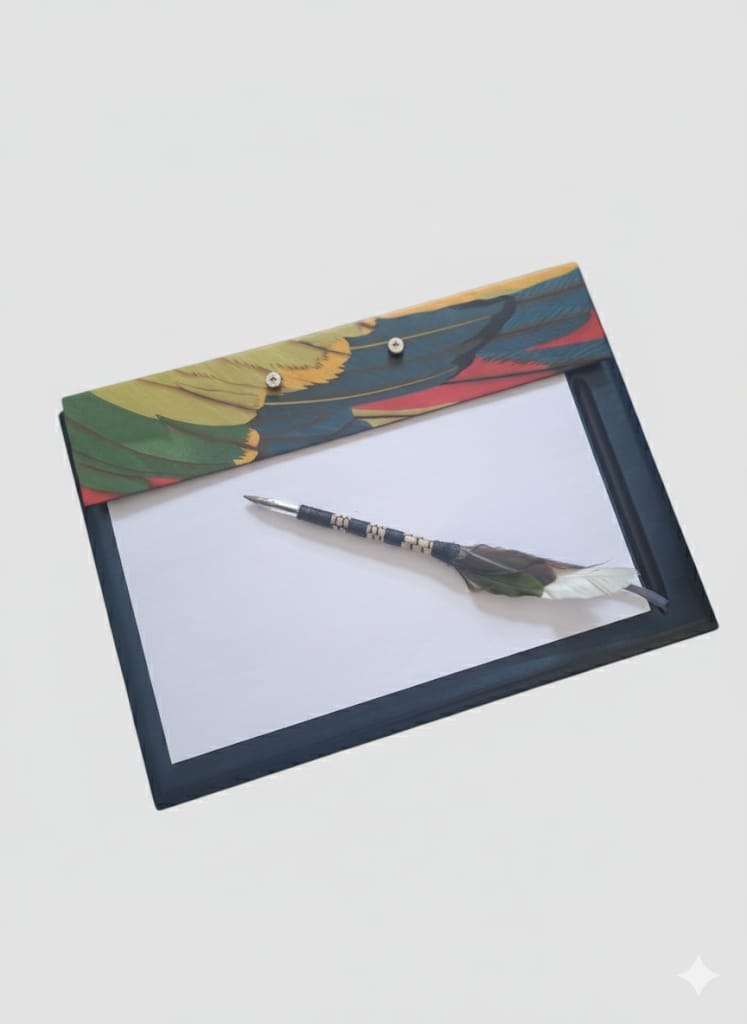 Marquetry Writing Pad Holder