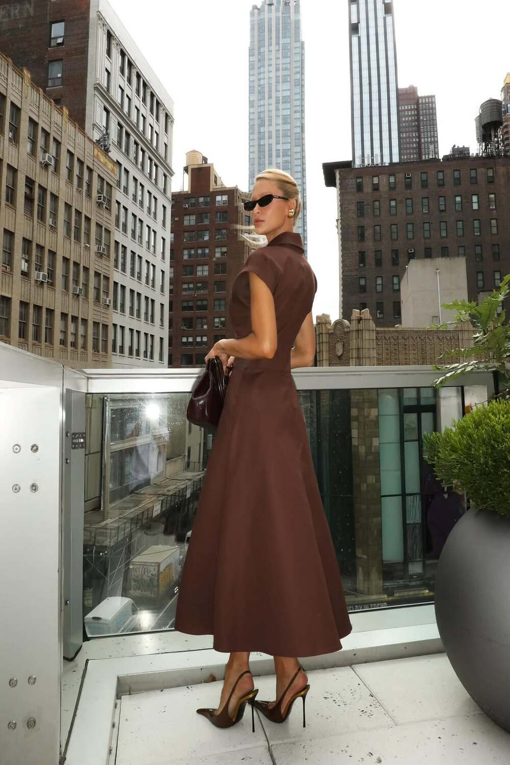 Cos Largo Midi Dress