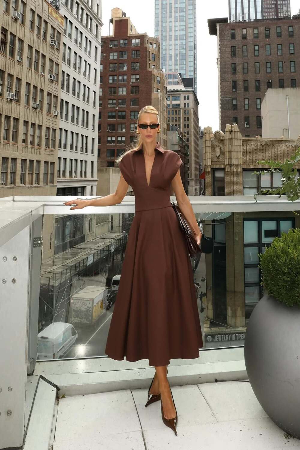 Cos Largo Midi Dress