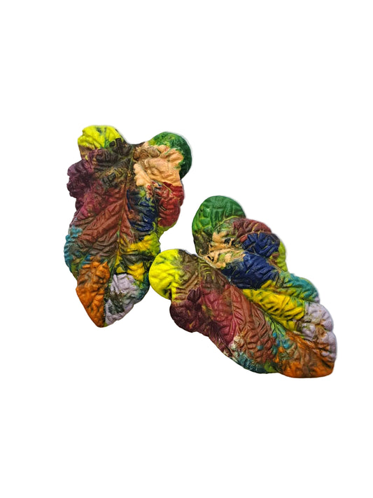Multicor Amazon Leaves Earrings Latex