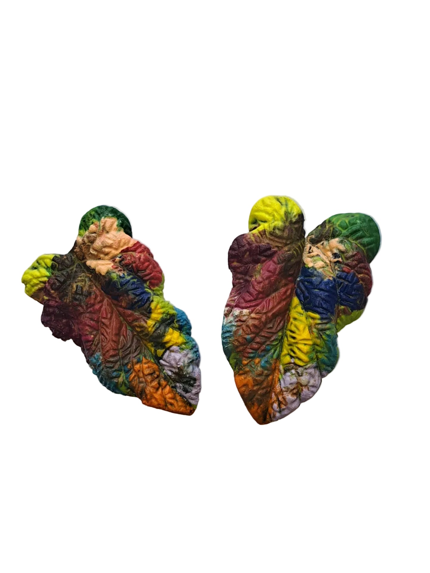 Multicor Amazon Leaves Earrings Latex