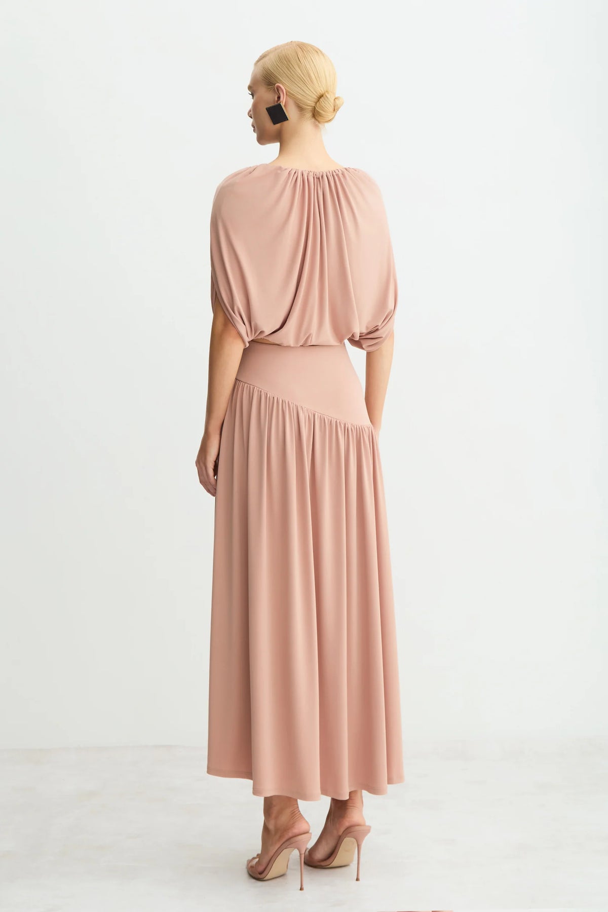 Assimetrico Midi Skirt - Mocha