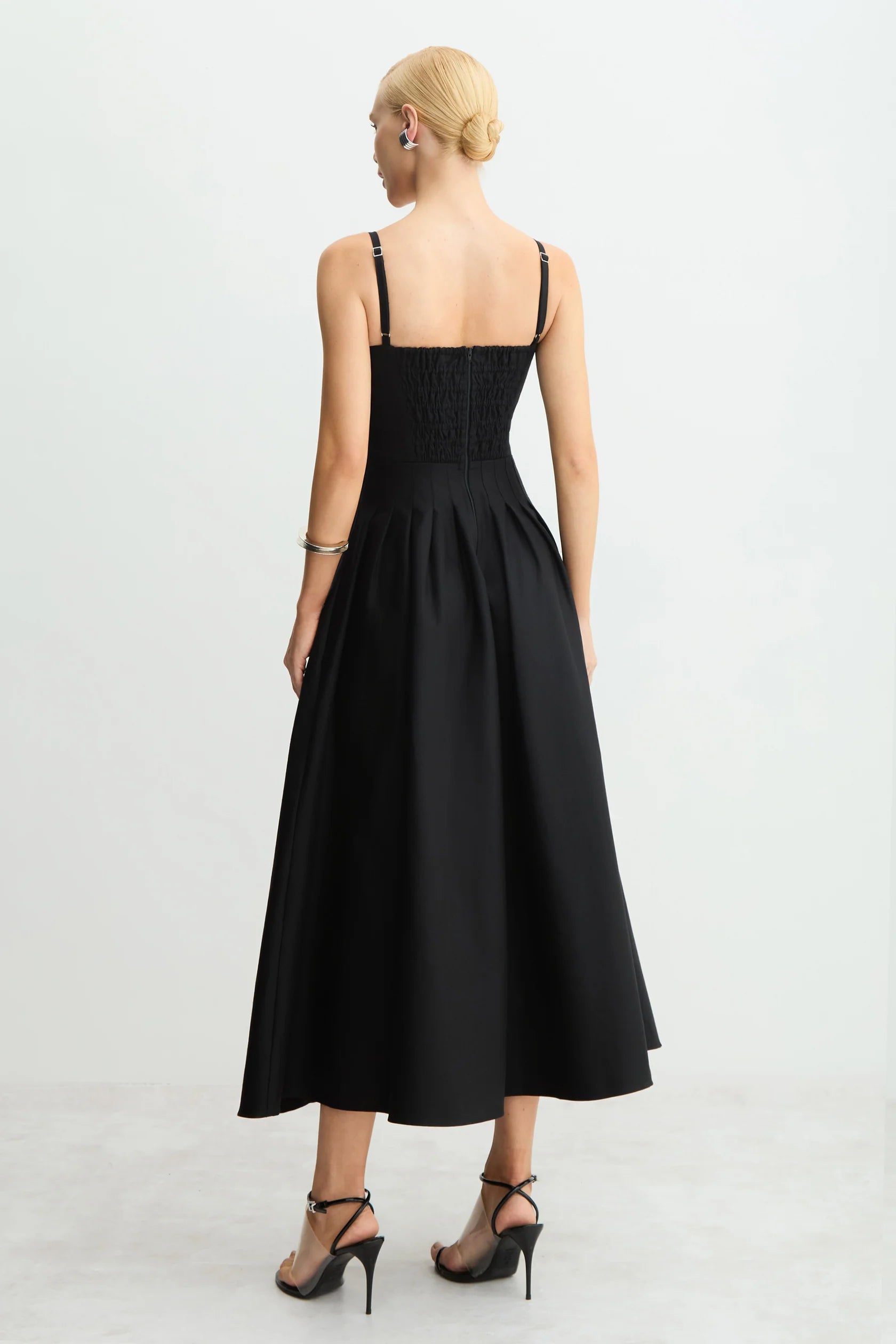 Pregas Midi Dress - Navy