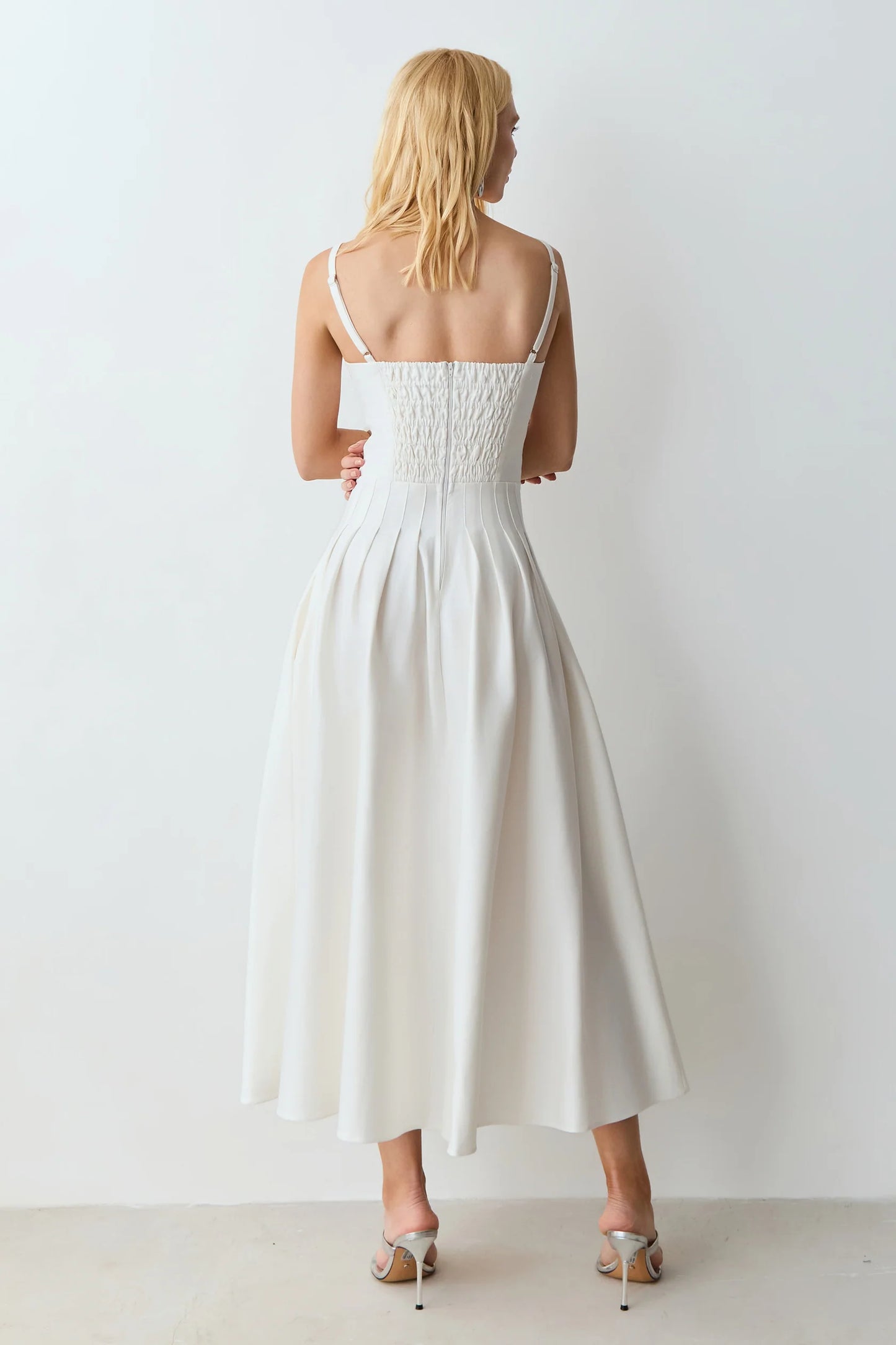 Pregas Midi Dress - Red