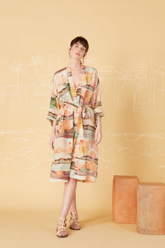 Jussara Silk Kimono