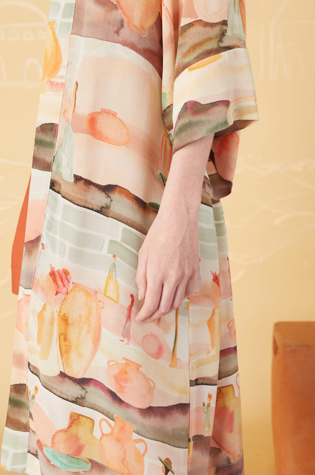 Jussara Silk Kimono