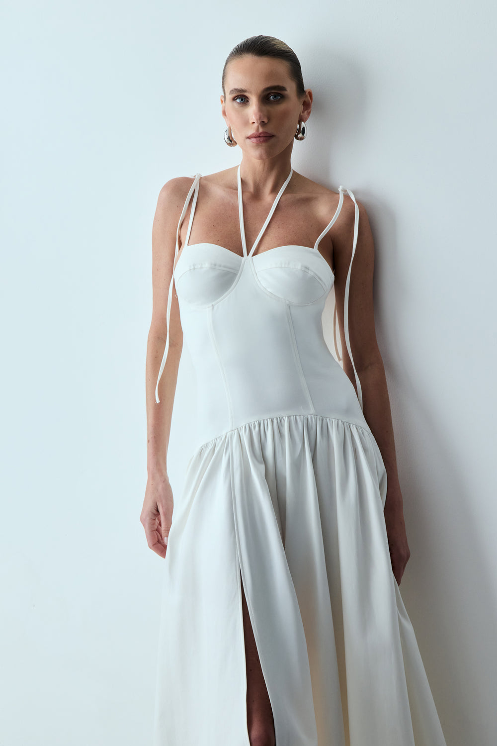 Acinturado Midi Dress