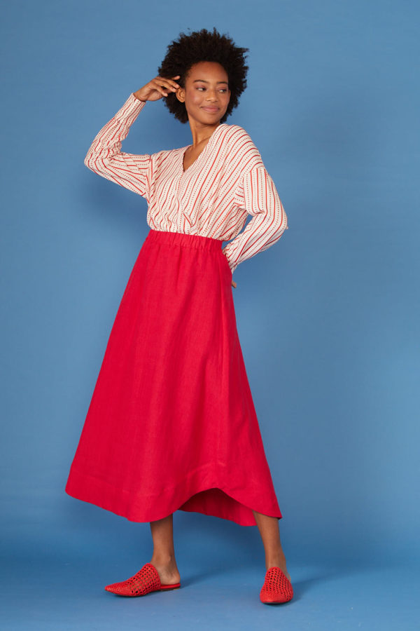 Skirt Gulhermina Linen