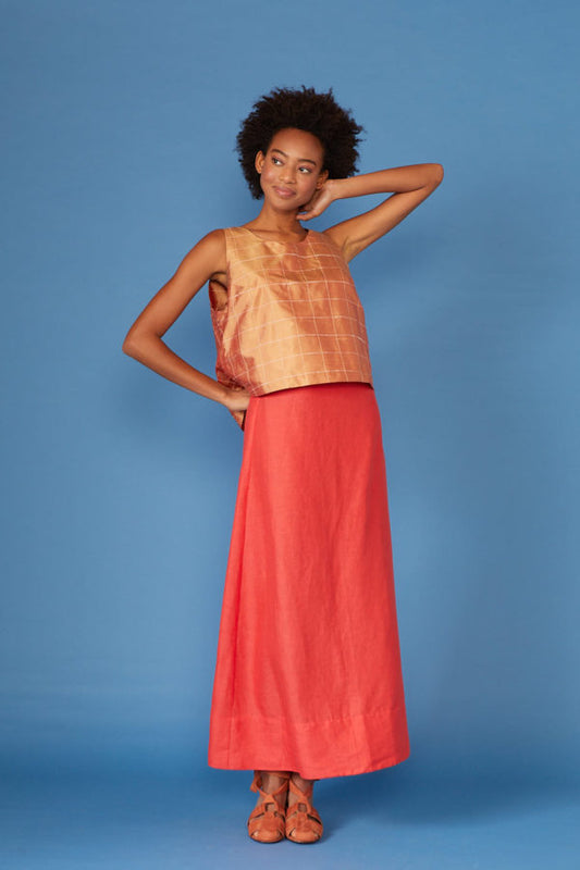 Gaia Shantung Blouse Le Soleil D'été