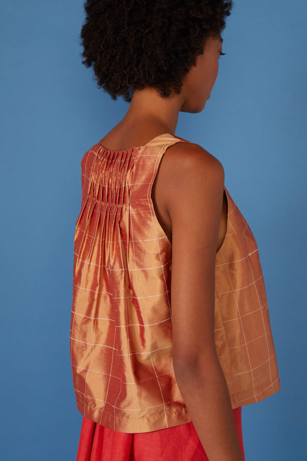 Gaia Shantung Blouse Le Soleil D'été