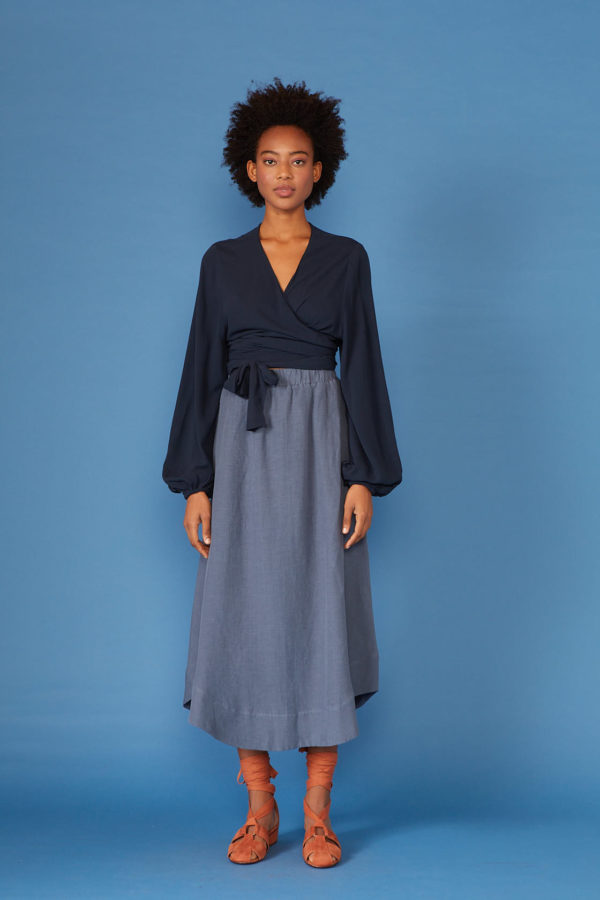 Skirt Gulhermina Linen